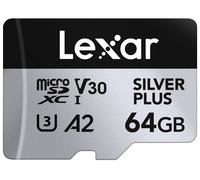 Lexar Professional 64GB Silver Plus MicroSDXC, U3, V30, A1, 100MB/s, UK Seller