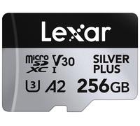 Lexar Silver Plus 256GB Micro SD Card up to 205 MB/s, MicroSDXC UHS-I Flash
