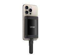 Lexar SL500M 4TB External SSD with Magnetic Set, USB3.2 Gen2x2 Portable SSD, up to 2000MB/s Read, Compact External Solid State Drive Ultra Slim Compa