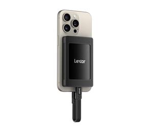 Lexar SL500M 4TB External SSD with Magnetic Set, USB3.2 Gen2x2 Portable SSD, up to 2000MB/s Read, Compact External Solid State Drive Ultra Slim Compatible with iPhone 15 Series/Mac/PS5/XBOX/Laptop/PC