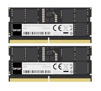 Lexar SODIMM 2x8GB DDR5 RAM 5600 MHz, 262-Pin DDR5 SODIMM Laptop RAM, High-Performance Gaming DRAM SO-DIMM for Laptop Memory/All-in-one Intel NUC mini-PC, 1.1V, CL46-45-45-90 (LD5S08G56C46ST-BGD)