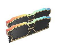 Lexar THOR RGB DDR5 RAM 32GB Kit (2x16GB) 6000 MHz, DRAM 288-Pin UDIMM Desktop Memory, DDR5 High-Performance Gaming Computer Memory for Intel XMP 3.0/AMD EXPO, On-die ECC, 1.35V(LD5U16G60C38BG-RGD)