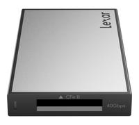 Lexar Professional Workflow CFexpress 4.0 Type B Card Reader, Pairs with Lexar Professional Workflow, USB-C to USB-A Adapter, Compatible with PC, Laptop, Tablet, Smartphone (LPWF740N-6ANGL)