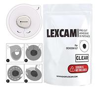 Lexcam Adhesive Patches Pre-Cut for Dexcom G7, Stelo - Pack of 30 - Waterproof, Transparent Overpatches for Continuous Glucose Monitoring, Sensor is NOT Included.