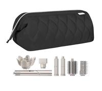 Lexeeco Hair Tools Travel Bag for Shark Flex Fusion Puffer Flexstyle Carring Case Portable Dyson Airwrap Travel Case for Shark Hair Dryer Flat Curing Iron Organizer (Black)