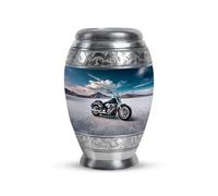 LEXFAY Motorcycle Cremation Urn for Human Ash - Decorative & Memorial Urn for Human Remains - Cremation Urns for Mom & Dad Ash - Handcraft Urns for Male Ashes - Small Keepsake 3 Inch Pack of 1