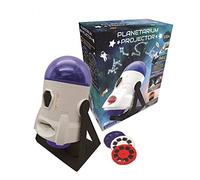 Lexibook, 2-in-1 Planetarium Projector, 24 Images to Discover Space, 2 Constellation Domes, STEM, White/Blue, NLJ180