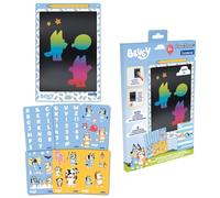 LEXIBOOK, 28cm Multicolor E-Ink Drawing Tablet with Bluey Stencils, Blue, CRT10BY