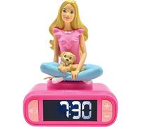Lexibook 3D Barbie Childrens Clock with Night Light - RL800BB