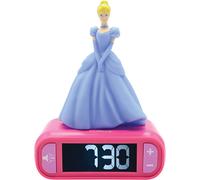 Lexibook 3D Disney Princess Children's Clock with Night Light - RL800DP