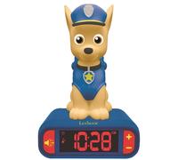 LEXIBOOK RL800PA Paw Patrol Digital Alarm Kids with Night Light Snooze and Dogs Sound Effects Childrens Clock Luminous Chase, Blue Colour