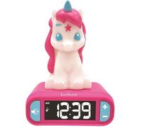 Lexibook 3D Unicorn Children's Clock with Night Light - RL800UNI