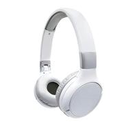 LEXIBOOK, Acoustix Bluetooth Headphones, HPBT010SLXB | 2-in-1 Bluetooth & Wired, Microphone, Foldable, Lightweight, White/Silver