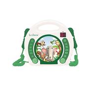 Lexibook, Animals, Portable CD player with Microphones, Music Player, Repeat and Programming, Karaoke, Headphones jack, White/Green, RCDK100ANX