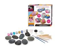 LEXIBOOK, Artistic Stone Creation Kit with Metallic Effect, 8 Metallic Colors, CRSS1