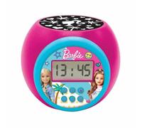 Lexibook Barbie Childrens Projector Clock With Alarm And Timer