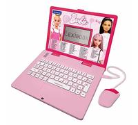 Lexibook Barbie Bilingual Educational Laptop Pink 124 Fun Learning Activities
