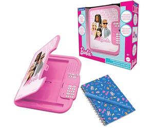 LEXIBOOK, Barbie Electronic Diary, SD50BB | Pen and Notebook Included, Interactive, Password, Sound Effects, Pink