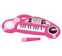 Barbie Electronic Keyboard With Lights And Microphone One Colour