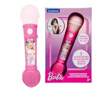 LEXIBOOK, Barbie Light-Up Microphone, MIC80BBLXB | Built-in speaker, Light effects, Demo melodies