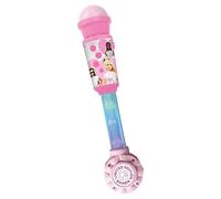Lexibook, Barbie, Luminous Microphone for children, musical toy, built-in speaker, luminous effects, Aux-in socket, Pink, MIC90BB