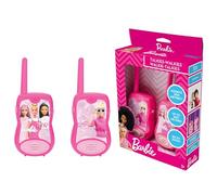 LEXIBOOK - Barbie Walkie Talkies 200m, Communication set for kids, 2 communication channels, Belt clip, Pink, TW12BBLXB