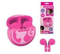 LEXIBOOK, Barbie Wireless Earbuds, HPBT05BBLXB | Touch control, Charging case, Integrated microphone, 85dB limit, Pink