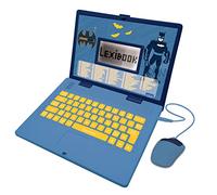LEXIBOOK, Batman Educational and Bilingual Laptop French/English, Toy with 124 Activities to Learn Mathematics, Dactylography, Logic, Clock, Play Games and Music, JC598BATi1