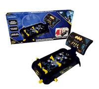 LEXIBOOK, Batman, Electronic table pinball, Fun Sounds and Light Effects, 5 Obstacles, Works with 3 LR14 Batteries, Black/Yellow, JG610BATLXB