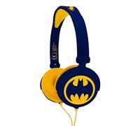 Lexibook, Batman, Stereo Headphones, kids safe volume, foldable and adjustable, blue/orange, HP015BAT