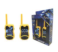 LEXIBOOK, Batman, Walkie-Talkies 200m, Communication Game, 2 Communication Channels, Belt Clip, Battery Operated, Black/Yellow, TW12BATLXB