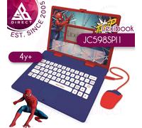 Lexibook Bilingual Educational Laptop│with 124 Fun Activities│Spider-Man│4 Year+