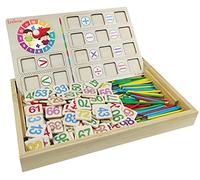 Lexibook, Bio Toys, Math School, Wooden activity box to learn to count, preschool educational toy for first-time awakening, EDU200