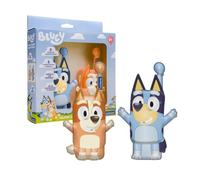 LEXIBOOK, Bluey, 3D Walkie Talkies, 500m Range, Blue/Orange, TW18BYLXB | Pair of 3D Bluey walkie talkies with up to 500m outdoor range, 2 channels, belt clips and kid-friendly design for adventures!