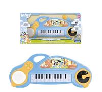 LEXIBOOK, Bluey, Electronic Piano for Children with Light Effects, Blue Yellow, K704BYLXB