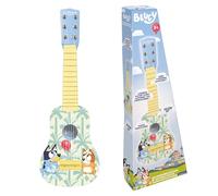 Lexibook, Bluey, My First Guitar for Children, 6 Nylon Strings, 53 cm, Guide Included, Blue, K200BY