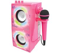 Lexibook Btp180Bbz Barbie Portable Bluetooth Speaker With Lights & Microphone