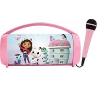 LEXIBOOK Gabby Dollhouse Karaoke Speaker Pink BTP585GDHZ