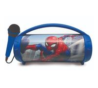 Lexibook Btp585Spz Spider-Man Bluetooth Speakers With Lights & Mic 1200 Mah Blue