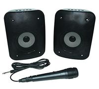 Lexibook iParty-2 Stereo Speakers, Microphone Included, Bright, 3H Battery Life, Bluetooth 5.0, BTS500Z, Gray