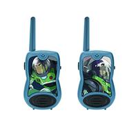 LEXIBOOK TW12LY Lightyear Walkie-talkies, Communication Game for Children, 2 Channels, Belt Clip for Transport, Battery, Black
