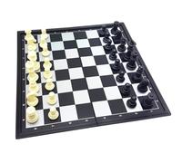 Lexibook Chessman Classic Chess Game, CGM320 | Magnetic And Foldable Chess Game, 32 pieces, Family game, Black/Grey