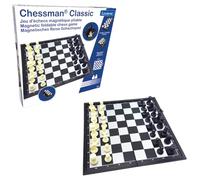 LEXIBOOK Chessman® Classic, Magnetic And Foldable Chess Game, 32 pieces, Family board game, Black/Grey, CGM320LXB