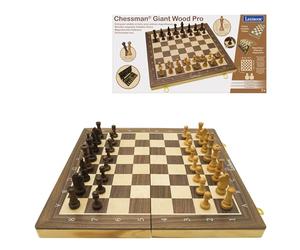LEXIBOOK, Chessman Giant Wood Pro - Foldable wooden chessboard with magnetic pieces, CGM1000LXB