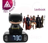 Lexibook Children's Digital Alarm Clock│with Night Light, Snooze Function│Batman