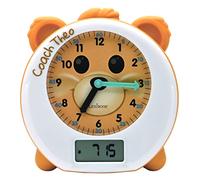 Lexibook, Coach Theo, My Sleep Companion, nightlight, dawn simulator and storyteller, with power cord, brown, English language, RLT100EN