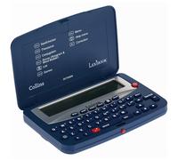 LEXIBOOK, The Collins, 13th Edition-Electronic Pocket Spellchecker, Thesaurus, Crossword, Conjugation, Anagram Solver, Words Games, with Battery, English, Blue/White, DC753EN