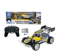 Lexibook, Crosslander® Buggy Max, Radio-controlled off-road buggy, up to 15 km/h, remote control and 2 rechargeable batteries included, Blue/Yellow, RC22