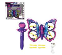 LEXIBOOK, Crosslander Butterfly, My remote control flying butterfly, Multidirectional flight up to 12km/h (7 mph), Loopings, Remote control with 2 control modes, Sound and light effects, Pink, RCBUT