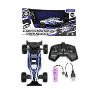 LEXIBOOK, Crosslander® Mini Buggy, Radio-controlled buggy, speed up to 15 km/h, Front and rear bumpers, Rechargeable, Blue, RC17